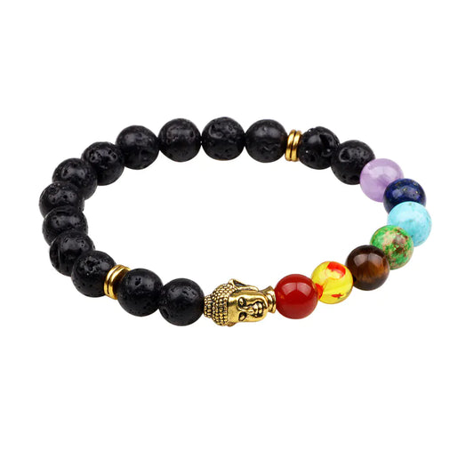 Style Loft Collection Agate Lava Stone Charm Bracelet