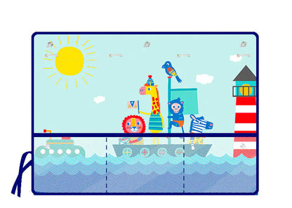 Style Loft Collection Car Sunshade with Storage Pocket and Suction Cups