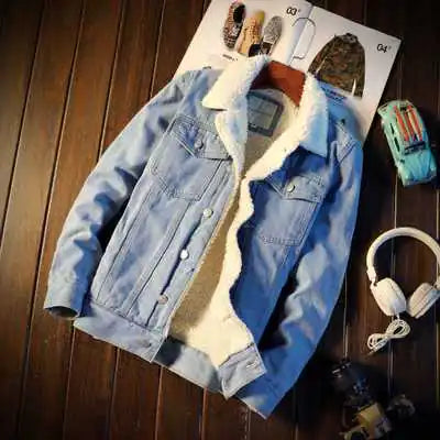 Style Loft Collection Hawkins Fleece Denim Jacket