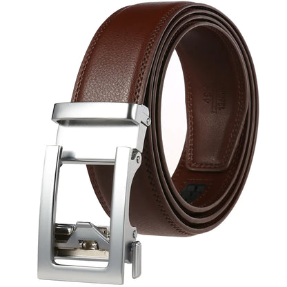 Style Loft Collection 1853 Ranch Genuine Leather Automatic Buckle Belt