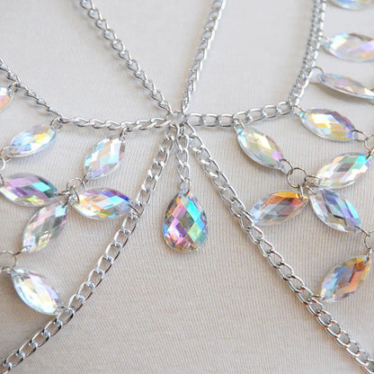 Style Loft Collection Backless Bikini Gemstone Body Chain