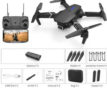 Style Loft Collection CyberStyle Blitz King 4K Dual-Camera Drone