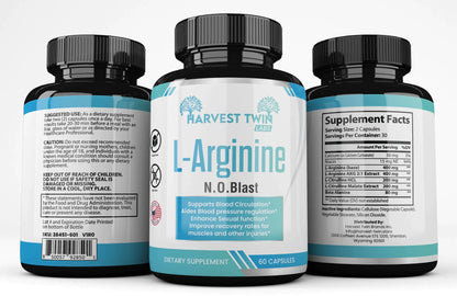 Style Loft Collection L-Arginine for Blood Circulation, Blood Pressure, Sexual Function, and Recovery of Muscles and Injuries