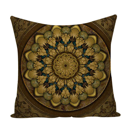 Style Loft Collection Cotton Mandala Meditating Pillow Cover