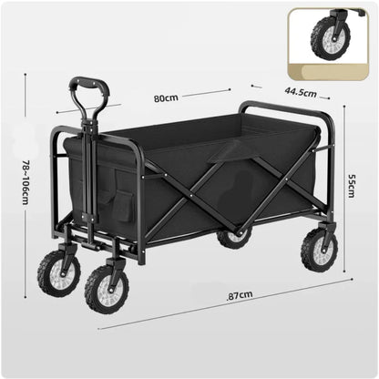 Style Loft Collection Foldable Outdoor and Indoor Push/Pull Handle Cart
