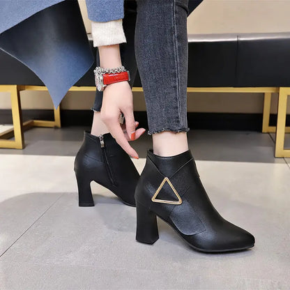 Style Loft Collection Metal Accent Ankle Boots