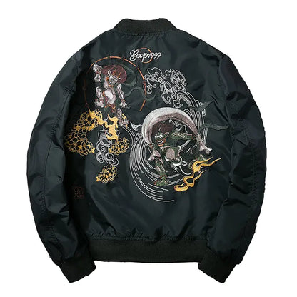 Style Loft Collection Hannya Embroidered Pilot Jacket