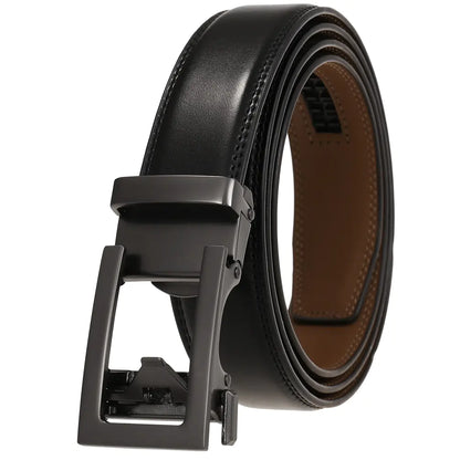 Style Loft Collection 1853 Ranch Genuine Leather Automatic Buckle Belt