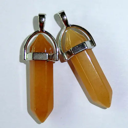 Style Loft Collection Natural Stone Crystal Agate Pendant