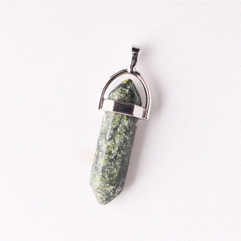 Style Loft Collection Natural Stone Crystal Agate Pendant