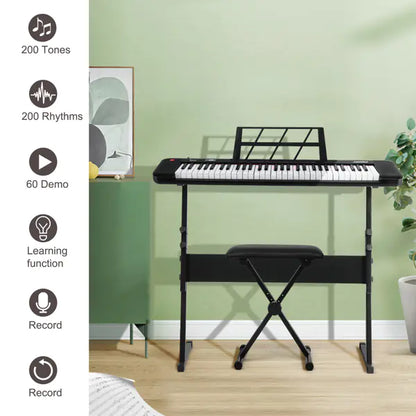 Style Loft Collection StudioLoft 61-Key Electronic Piano Set