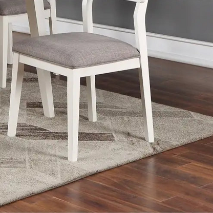 Style Loft Collection Modern Two-Tone Dining Chairs with Cushion Set