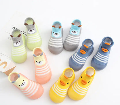 Style Loft Collection Puddle Penguin Non-Slip Baby Socks