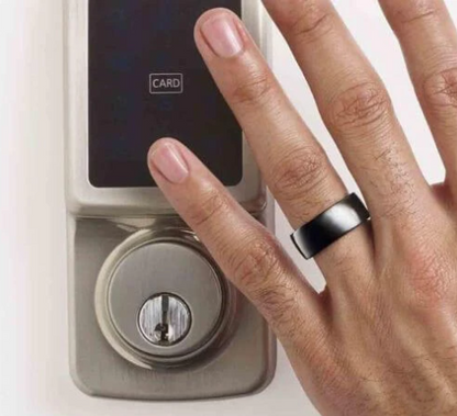 Style Loft Collection CyberStyle Stainless Steel Near Field Communication (NFC) Smart Ring