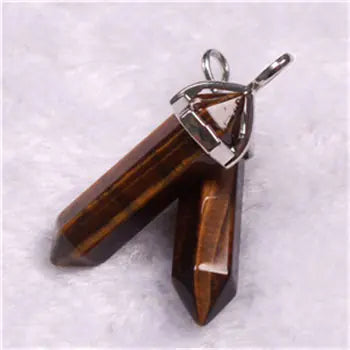 Style Loft Collection Natural Stone Crystal Agate Pendant