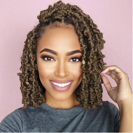 Style Loft Collection 12 inch Honey Blond Butterfly Locs Crochet Hair - 6 Packs