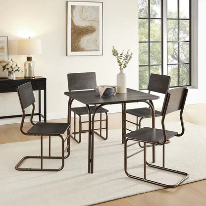 Style Loft Collection 5-Piece Wood Table & Chairs