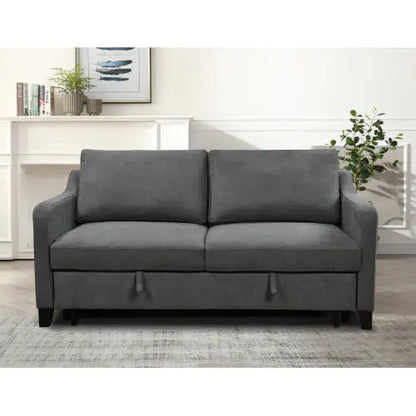 Style Loft Collection Charcoal 3-in-1 Convertible Queen Sofa Bed