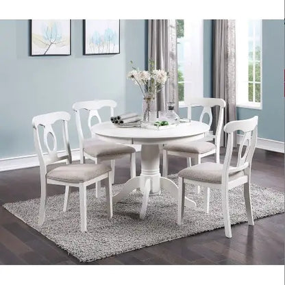 Style Loft Collection Classic Round 5pc Dining Set