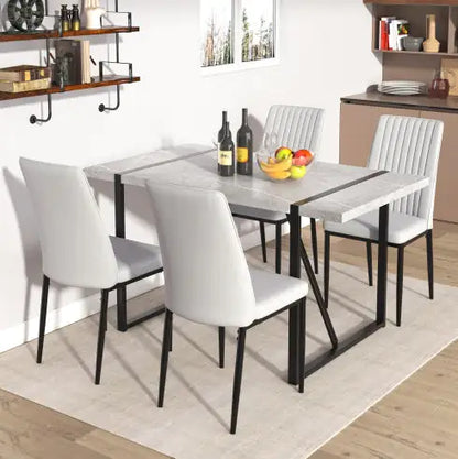 Style Loft Collection Modern 55 Inch Kitchen Table For 4
