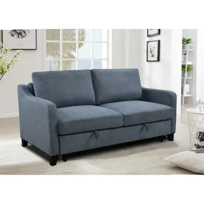 Style Loft Collection Navy 3-in-1 Convertible Queen Sofa Bed