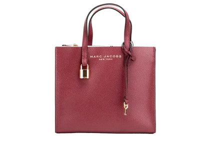 Style Loft Collection x Marc Jacobs Mini Grind Pomegranate Pebbled Leather Crossbody Tote