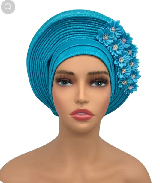 Style Loft Collection Elegant Floral African Turbans