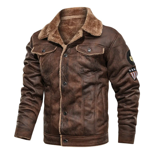 Style Loft Collection Beartooth Highway Suede Shearling Jacket