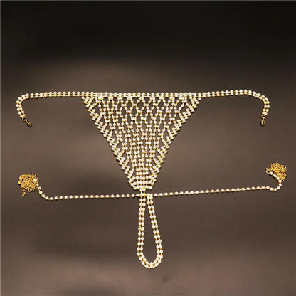 Style Loft Collection Rhinestone Bikini Set