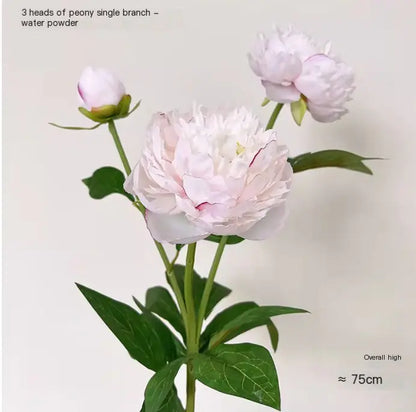 Style Loft Collection Realistic Peony Flower Bouquet