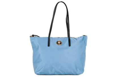 Style Loft Collection x Versace Portuna Medusa Medium Cornflower Blue Nylon Leather Tote
