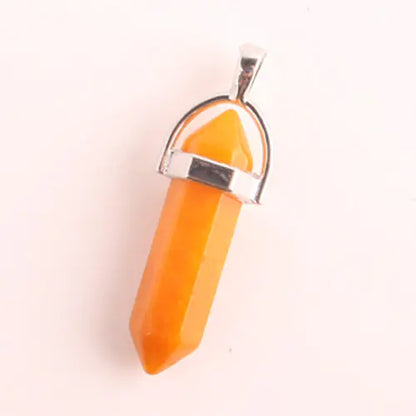 Style Loft Collection Natural Stone Crystal Agate Pendant