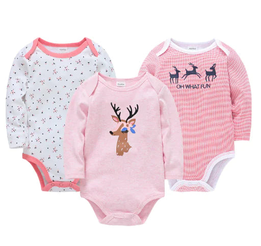 Style Loft Collection BabyStyle Amelie du Nord Long Sleeve Bodysuit 3-Piece Set