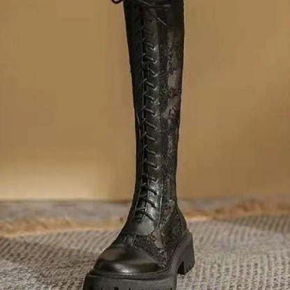 Style Loft Collection Floral Artist Knee High Boots