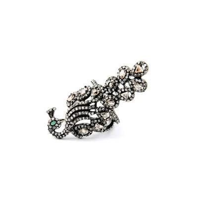Style Loft Collection Elegant Diamond Peacock Ring