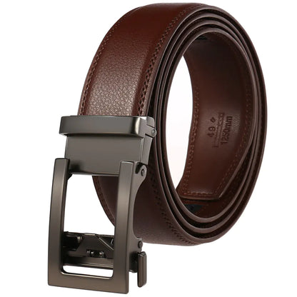Style Loft Collection 1853 Ranch Genuine Leather Automatic Buckle Belt