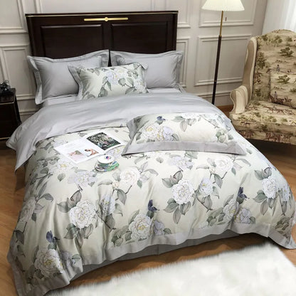 Style Loft Collection European Four-Piece Silky Bed Set