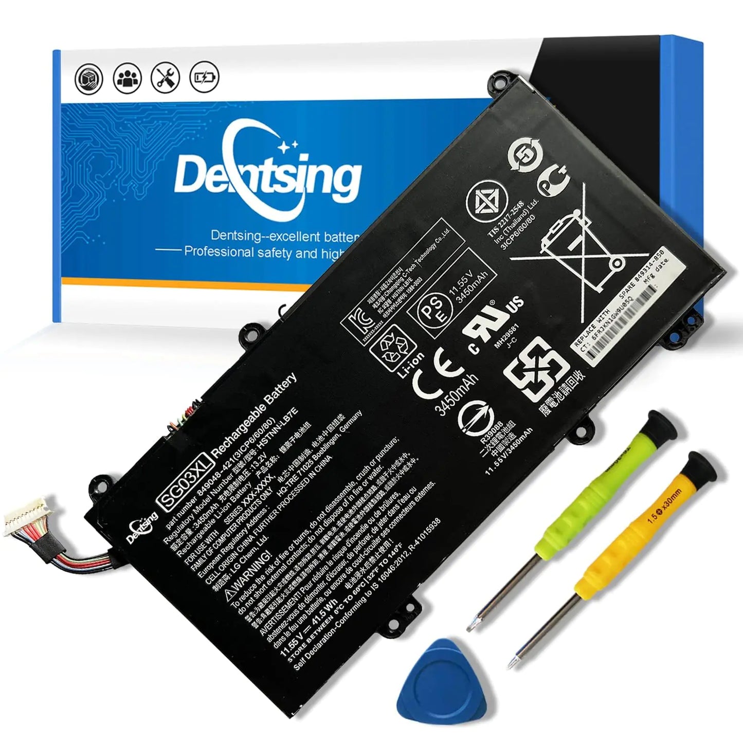 Style Loft Collection 849048-421 SG03XL 849314-850 Battery 11.5V 41.5Wh for HP Envy M7 17T-U100 Series M7-U109DX M7-U009DX 17-U011NR W2K87UA 17-U110NR W289UA 17-U275CL 17-U177CL 849315-856 W2K88UA W2K86UA Laptop Battery