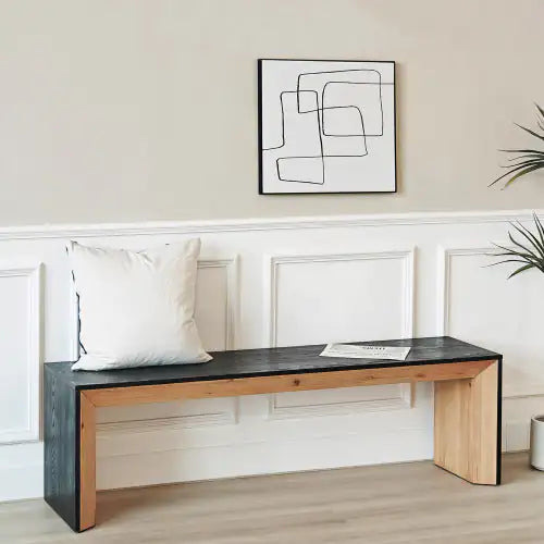 Style Loft Collection Modern Multi-use Wooden Bench