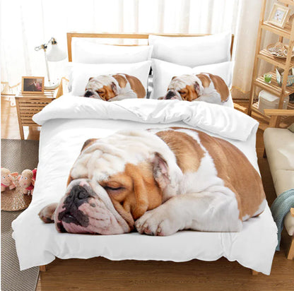 Style Loft Collection Dog Print Bedding Set