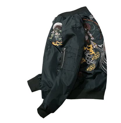 Style Loft Collection Hannya Embroidered Pilot Jacket
