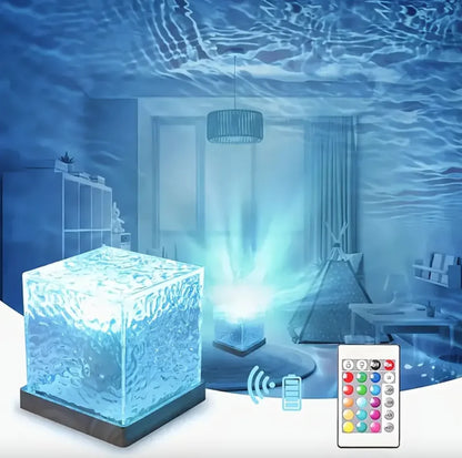 Style Loft Collection RoomStyle Kaydences Rotating 16-Color Water Wave Projector Lamp