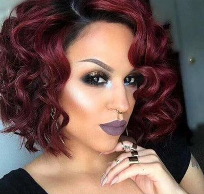 Style Loft Collection Red Chicago Raye Short Curly Wig