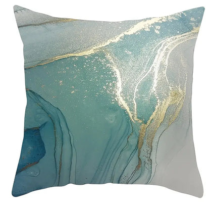 Style Loft Collection Turquoise Abstract Art Pillowcase