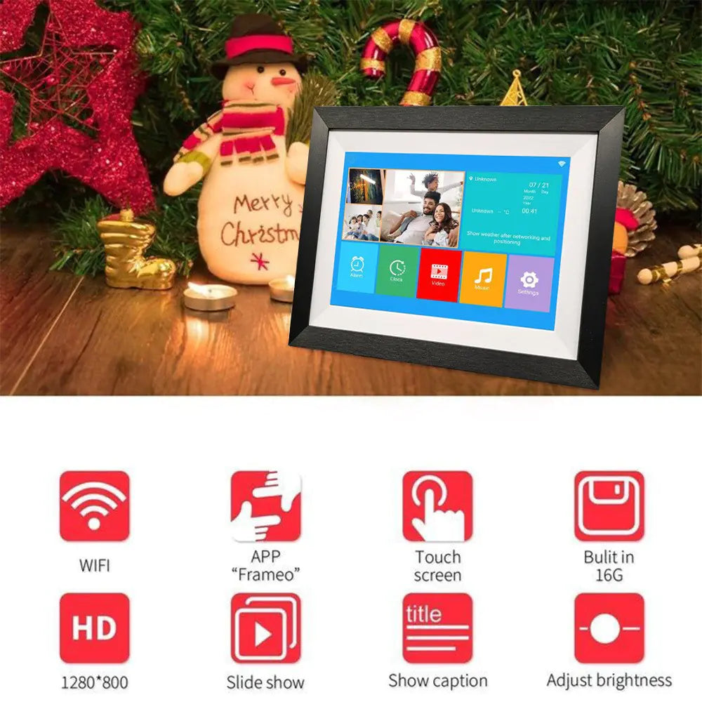 Style Loft Collection StyleTech 10.1 Inch Touchscreen Smart Wifi Video and Picture Frame