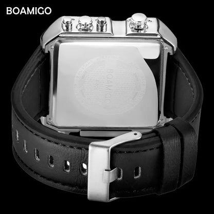 Style Loft Collection TempoLusso Triple Zone LED Leather Watch