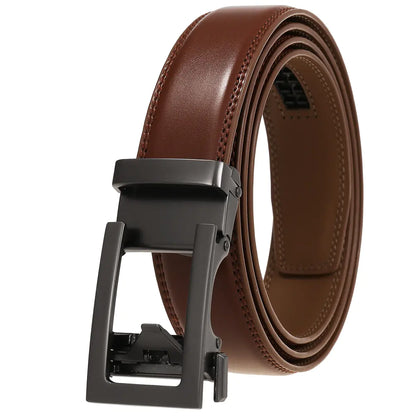 Style Loft Collection 1853 Ranch Genuine Leather Automatic Buckle Belt