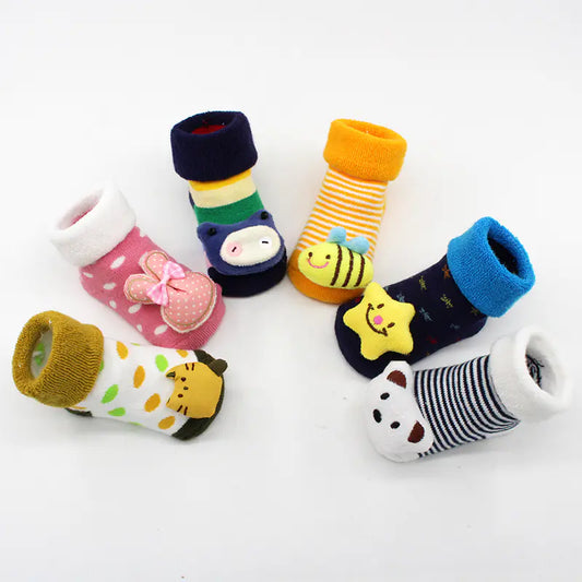 Style Loft Collection Animal Steppers Non-Slip Socks