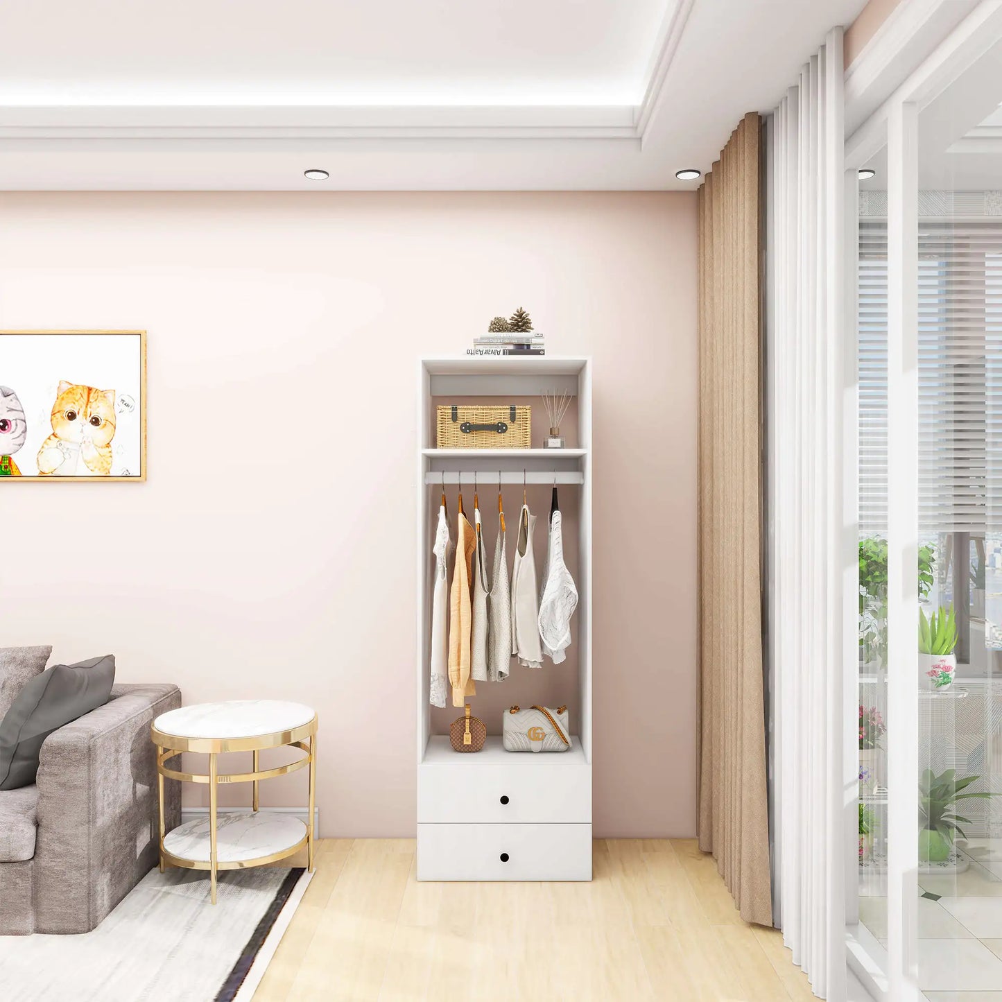 Style Loft Collection Standing Closet Organizer System