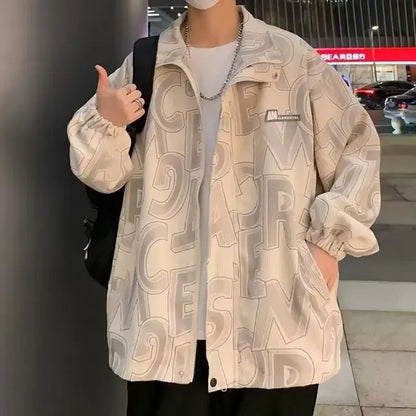 Style Loft Collection Sinai Corduroy Letter Print Jacket